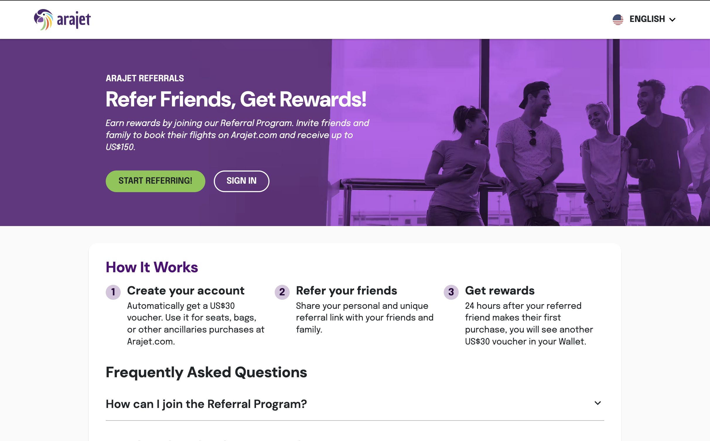 Arajet Referrals Thumbnail